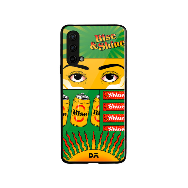 

DailyObjects Wake and Bake Glass Case Cover For OnePlus Nord CE