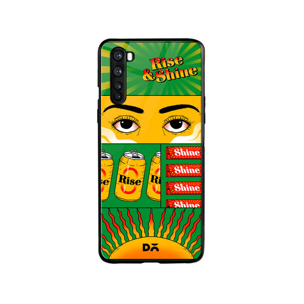 

DailyObjects Wake and Bake Glass Case Cover For OnePlus Nord