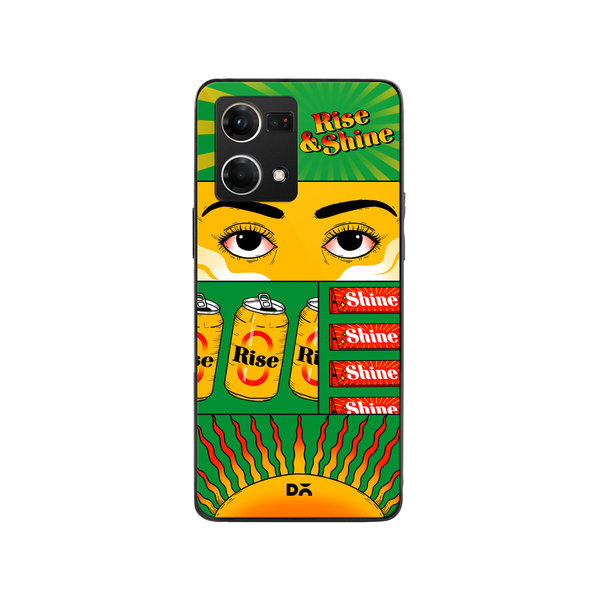 

DailyObjects Wake and Bake Glass Case Cover For Oppo F21 Pro