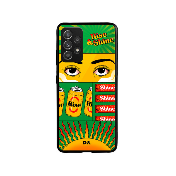 

DailyObjects Wake and Bake Glass Case Cover For Samsung Galaxy A53