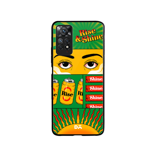 

DailyObjects Wake and Bake Glass Case Cover For Xiaomi Redmi Note 11 Pro