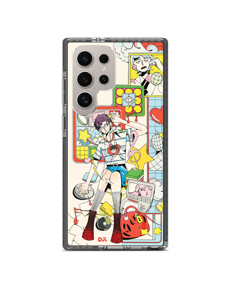 Walkman Beats Stride 3.0 Magnetic Case Cover For Samsung Galaxy S24 Ultra