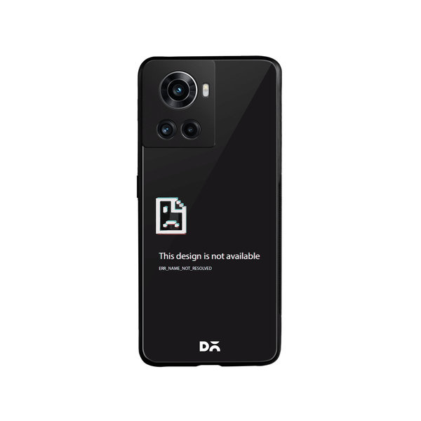 

DailyObjects Wallpaper Unavailable Glass Case Cover For OnePlus 10R
