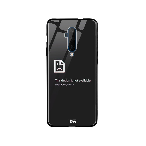 

DailyObjects Wallpaper Unavailable Glass Case Cover For OnePlus 7T Pro