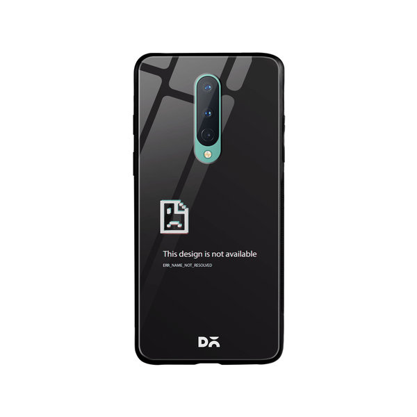 

DailyObjects Wallpaper Unavailable Glass Case Cover For OnePlus 8