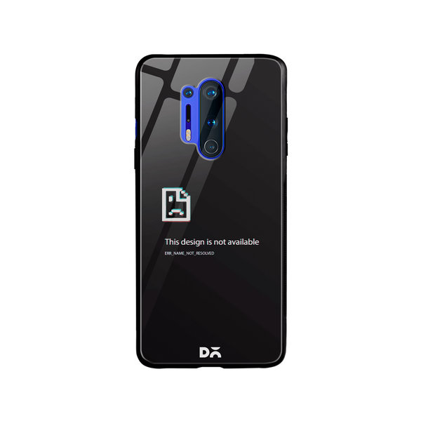

DailyObjects Wallpaper Unavailable Glass Case Cover For OnePlus 8 Pro