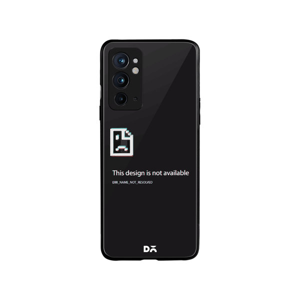 

DailyObjects Wallpaper Unavailable Glass Case Cover For OnePlus 9RT