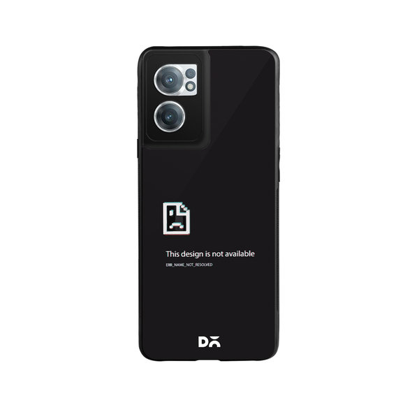 

DailyObjects Wallpaper Unavailable Glass Case Cover For OnePlus Nord CE 2