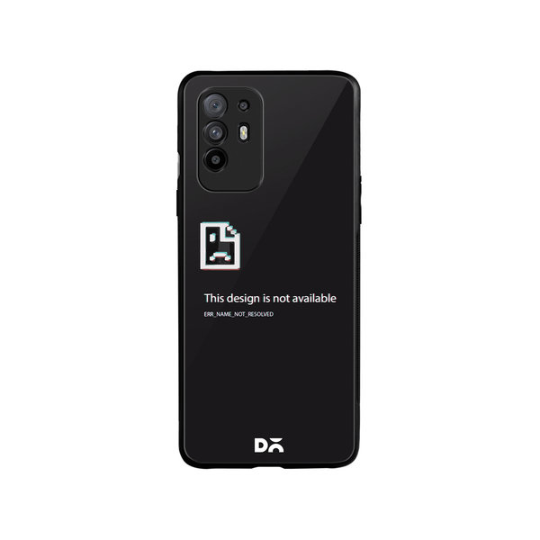 

DailyObjects Wallpaper Unavailable Glass Case Cover For Oppo F19 Pro Plus