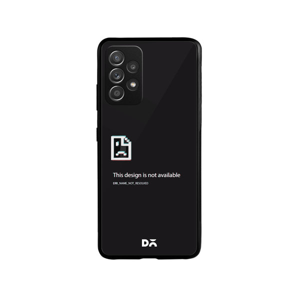 

DailyObjects Wallpaper Unavailable Glass Case Cover For Samsung Galaxy A52