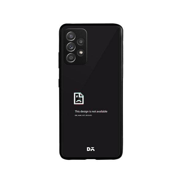 

DailyObjects Wallpaper Unavailable Glass Case Cover For Samsung Galaxy A73