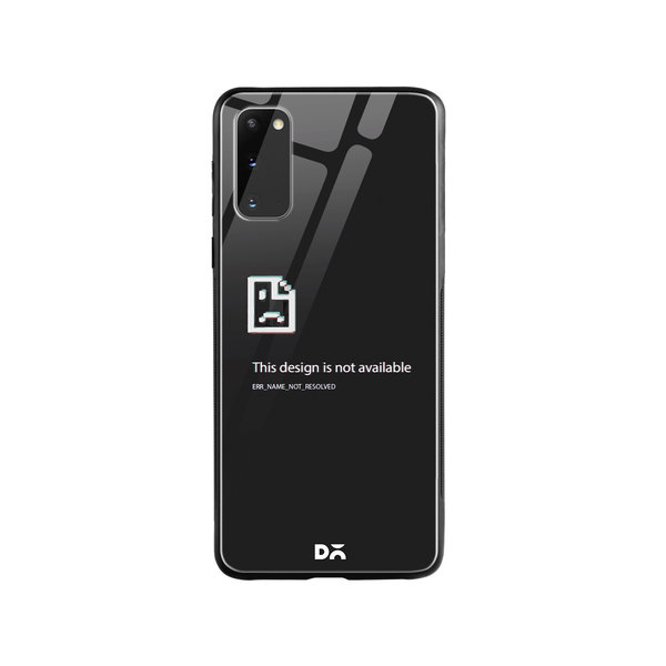 

DailyObjects Wallpaper Unavailable Glass Case Cover For Samsung Galaxy S20