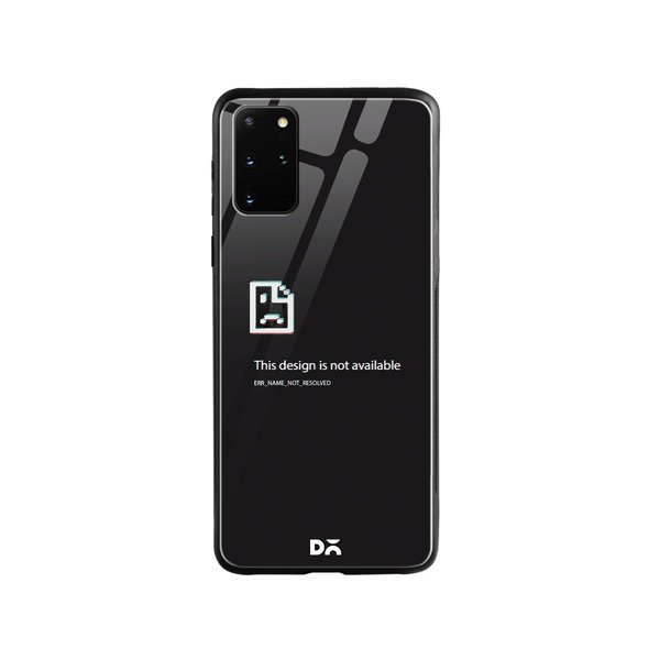 

DailyObjects Wallpaper Unavailable Glass Case Cover For Samsung Galaxy S20 Plus