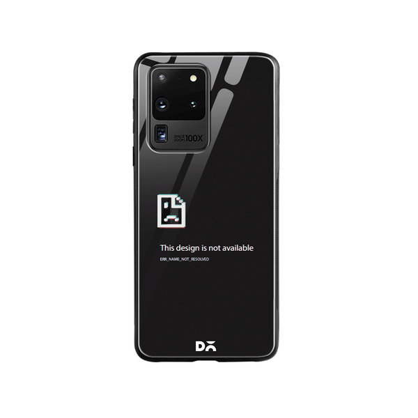 

DailyObjects Wallpaper Unavailable Glass Case Cover For Samsung Galaxy S20 Ultra