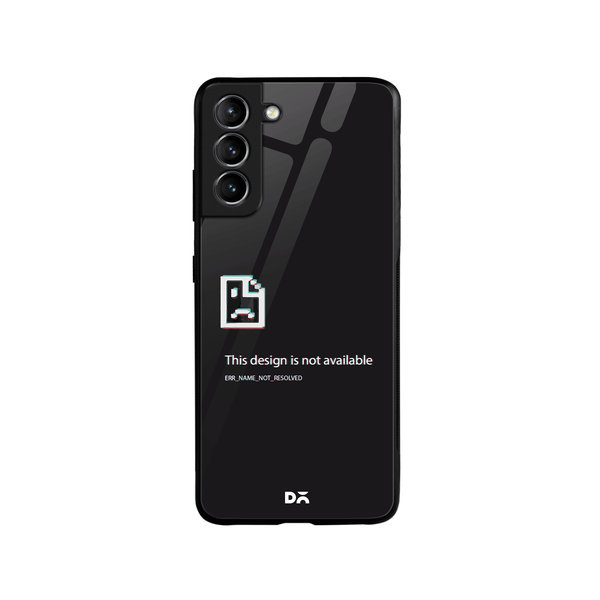 

DailyObjects Wallpaper Unavailable Glass Case Cover For Samsung Galaxy S21 Plus