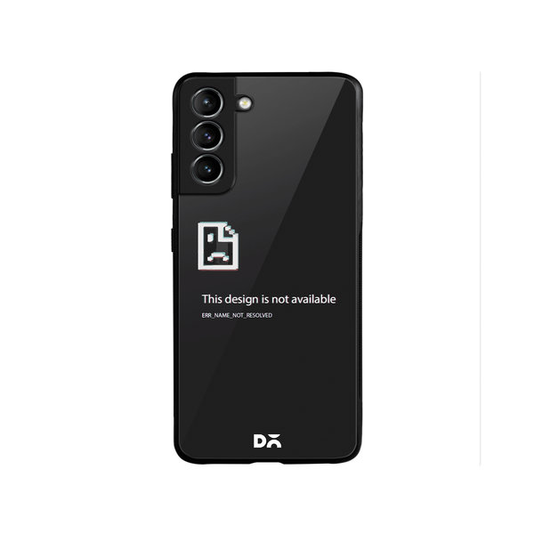 

DailyObjects Wallpaper Unavailable Glass Case Cover For Samsung Galaxy S22 Plus