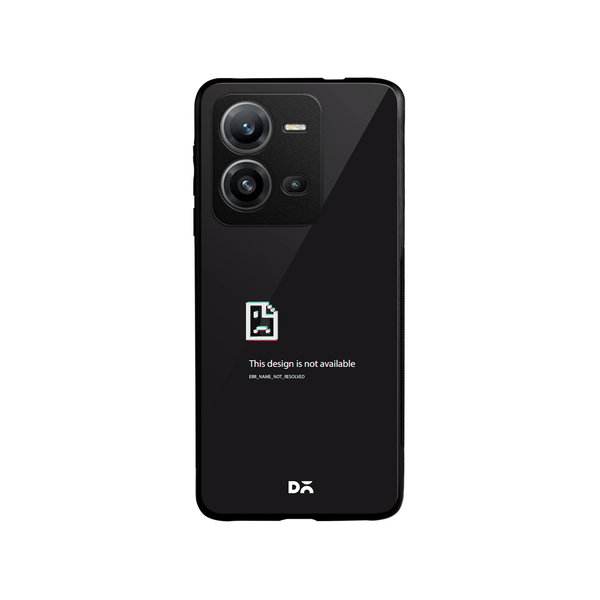 

DailyObjects Wallpaper Unavailable Glass Case Cover For Vivo V25