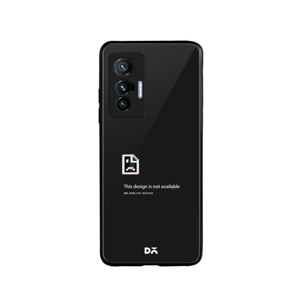 

DailyObjects Wallpaper Unavailable Glass Case Cover For Vivo X70