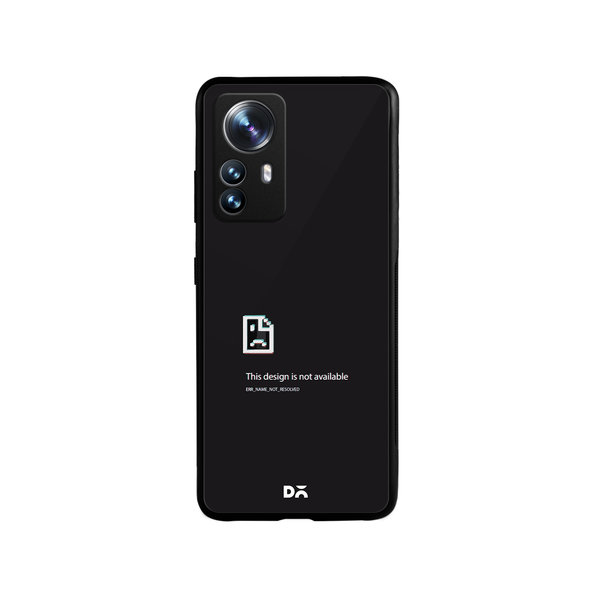 

DailyObjects Wallpaper Unavailable Glass Case Cover For Xiaomi 12 Pro