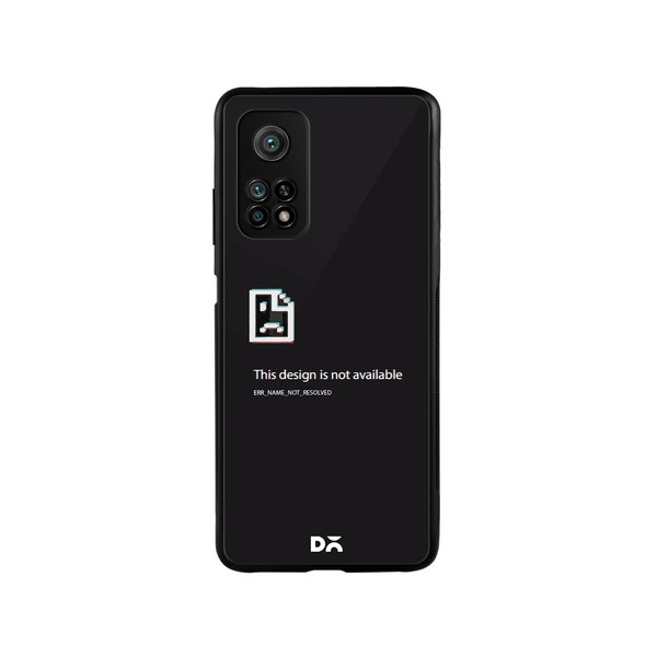 

DailyObjects Wallpaper Unavailable Glass Case Cover For Xiaomi Mi 10T