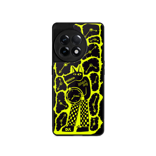 

DailyObjects Watch Dog Glass Case Cover For OnePlus 11R