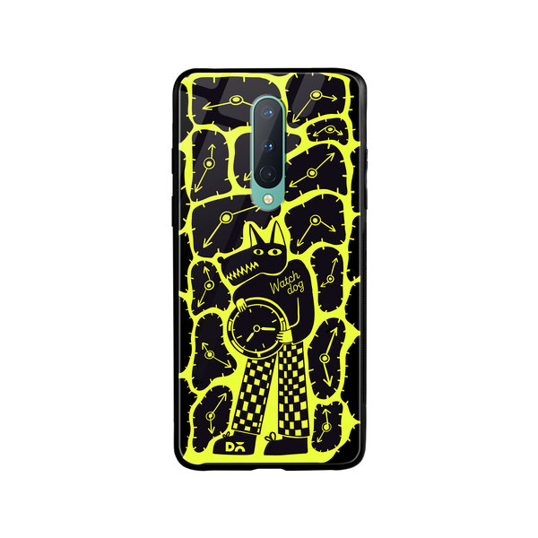 

DailyObjects Watch Dog Glass Case Cover For OnePlus 8