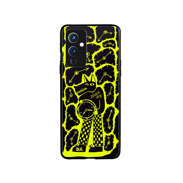 

DailyObjects Watch Dog Glass Case Cover For OnePlus 9