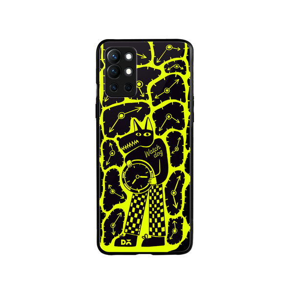 

DailyObjects Watch Dog Glass Case Cover For OnePlus 9R