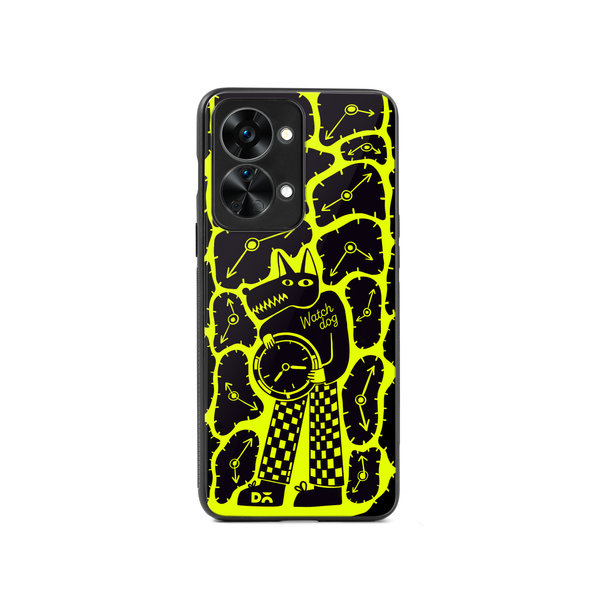 

DailyObjects Watch Dog Glass Case Cover For OnePlus Nord 2T