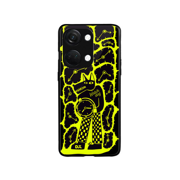 

DailyObjects Watch Dog Glass Case Cover For OnePlus Nord 3