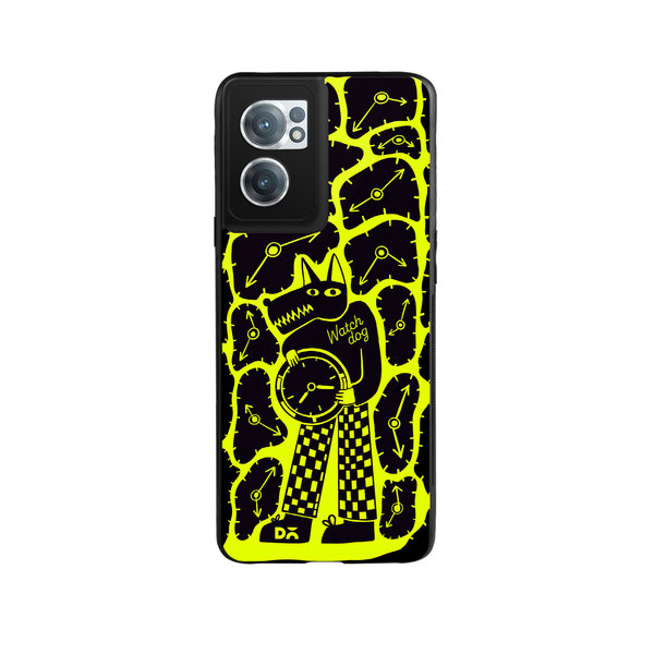 

DailyObjects Watch Dog Glass Case Cover For OnePlus Nord CE 2