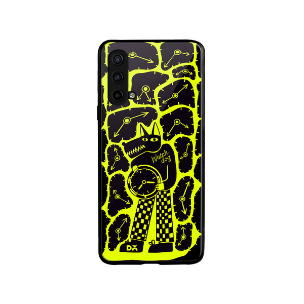 

DailyObjects Watch Dog Glass Case Cover For OnePlus Nord CE