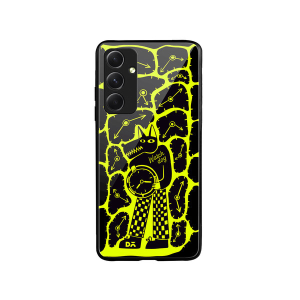 

DailyObjects Watch Dog Glass Case Cover For Samsung Galaxy A54 5G