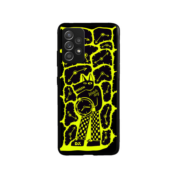 

DailyObjects Watch Dog Glass Case Cover For Samsung Galaxy A73