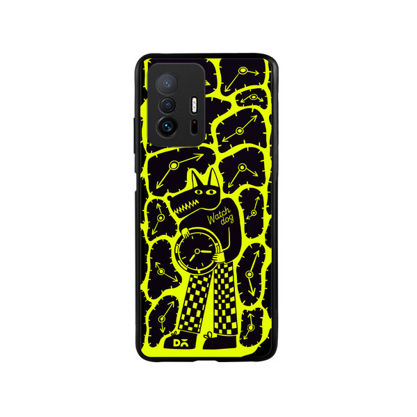 

DailyObjects Watch Dog Glass Case Cover For Xiaomi 11T
