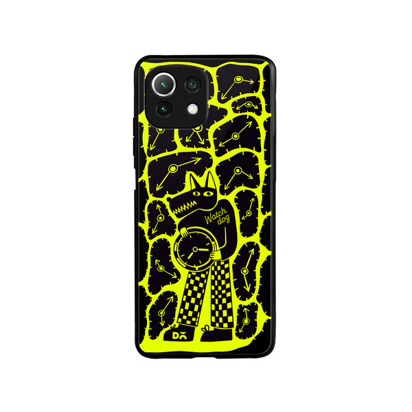 

DailyObjects Watch Dog Glass Case Cover For Xiaomi Mi 11 Lite