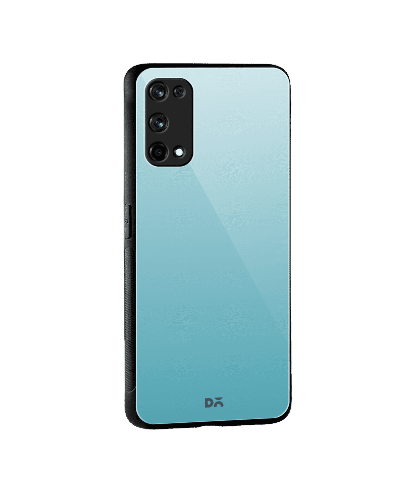 DailyObjects Water Gradient Glass Case Cover For Oppo Realme 7 Pro