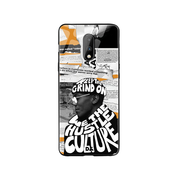 

DailyObjects We The Hustle Cultre Glass Case Cover For OnePlus 7