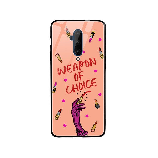 

DailyObjects Weapon of Choice Glass Case Cover For OnePlus 7T Pro