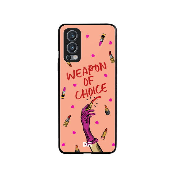 

DailyObjects Weapon of Choice Glass Case Cover For OnePlus Nord 2