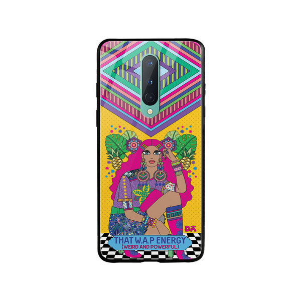 

DailyObjects Weird & Powerful Glass Case Cover For OnePlus 8