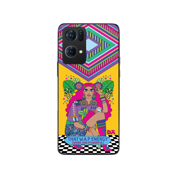 

DailyObjects Weird & Powerful Glass Case Cover For Oppo Reno 7 Pro