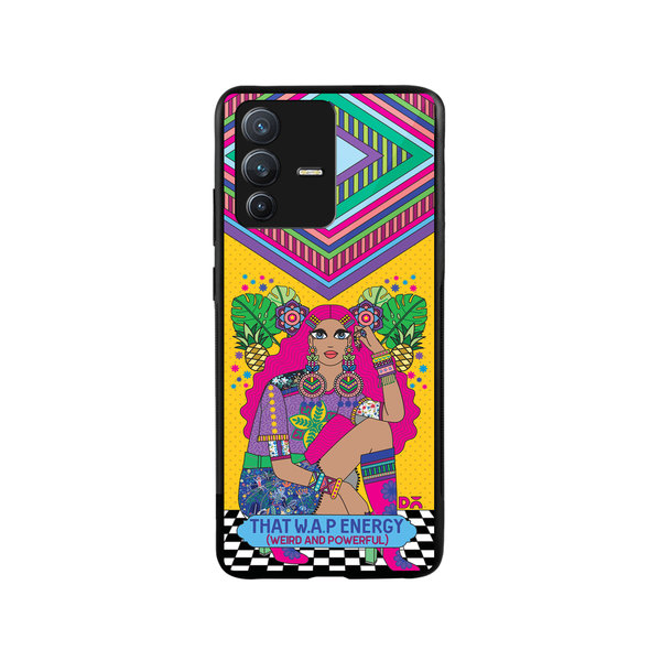 

DailyObjects Weird & Powerful Glass Case Cover For Vivo V23