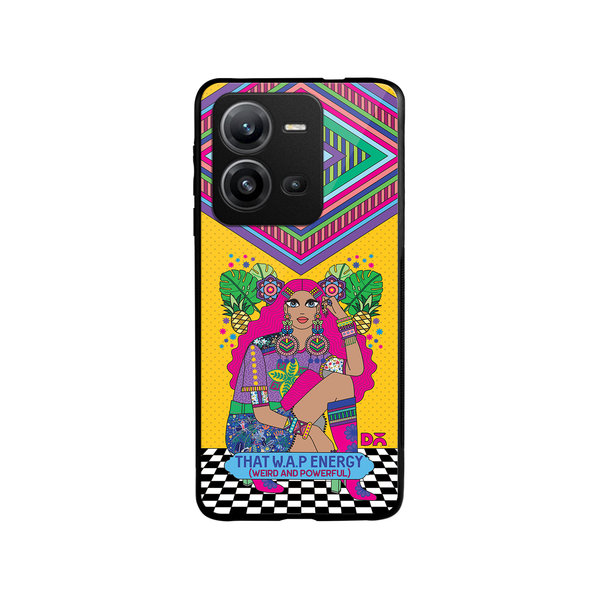 

DailyObjects Weird & Powerful Glass Case Cover For Vivo V25