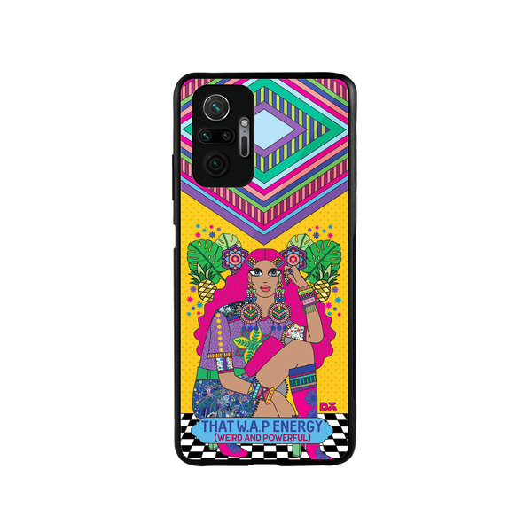 

DailyObjects Weird & Powerful Glass Case Cover For Xiaomi Redmi Note 10 Pro