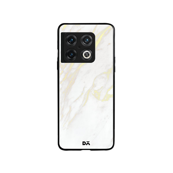 

DailyObjects White Marble 2 Glass Case Cover For OnePlus 10 Pro