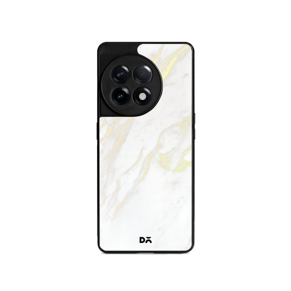 

DailyObjects White Marble 2 Glass Case Cover For OnePlus 11R