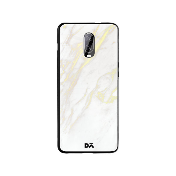 

DailyObjects White Marble 2 Glass Case Cover For OnePlus 7