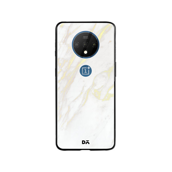 

DailyObjects White Marble 2 Glass Case Cover For OnePlus 7T