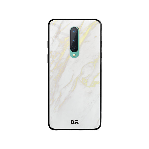 

DailyObjects White Marble 2 Glass Case Cover For OnePlus 8